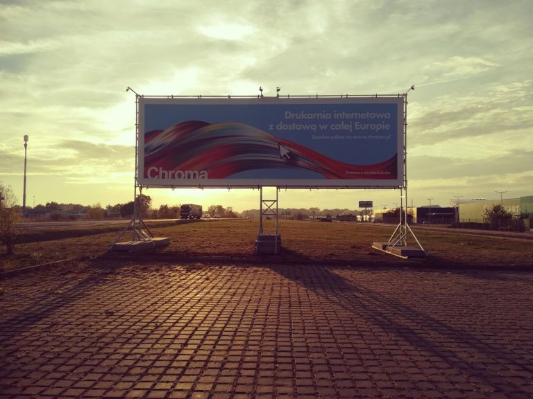Konstrukcja reklamowa 1200x400x250cm