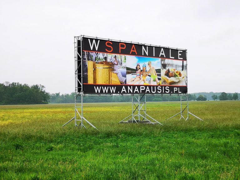Konstrukcja wielkoformatowa 12x4m