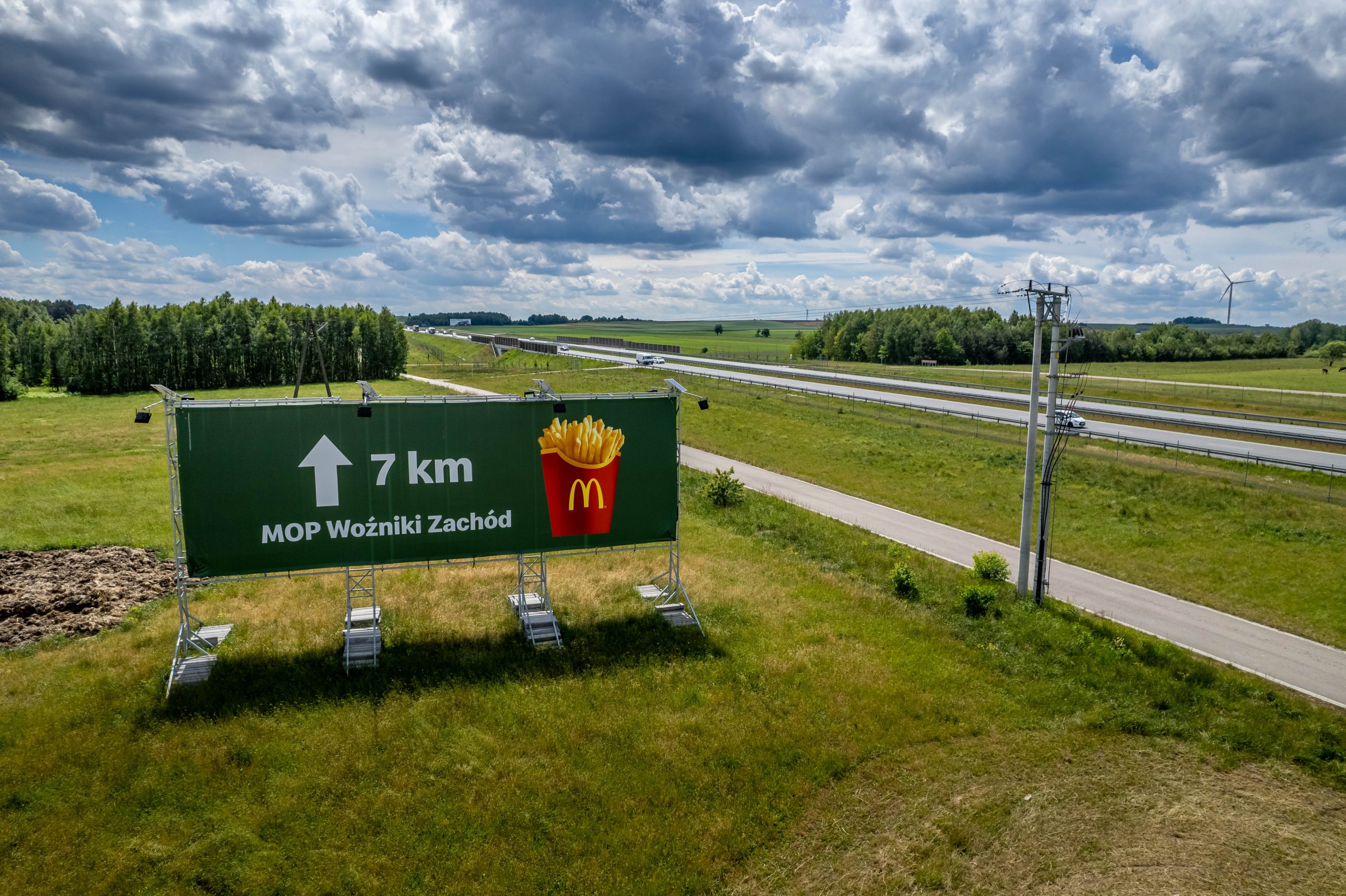 Billboard reklamowy dla McDonald's