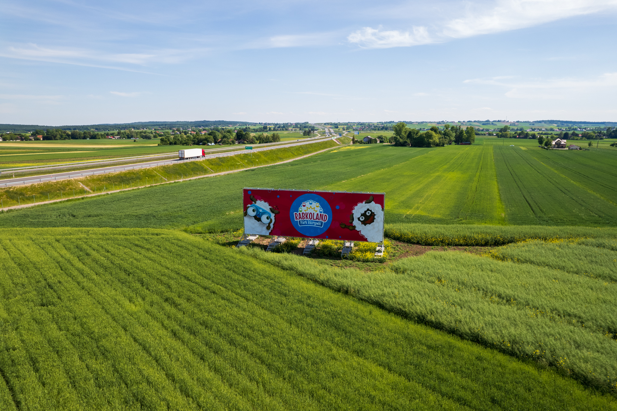 Billboard 18m x 6m, Droga ekspresowa S7, MOP Widoma (kierunek Kraków/Kielce) 1 S7 Widoma kier Krakow