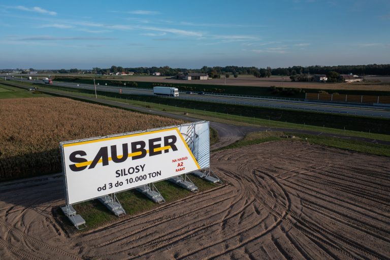 Konstrukcja reklamy 18x6m