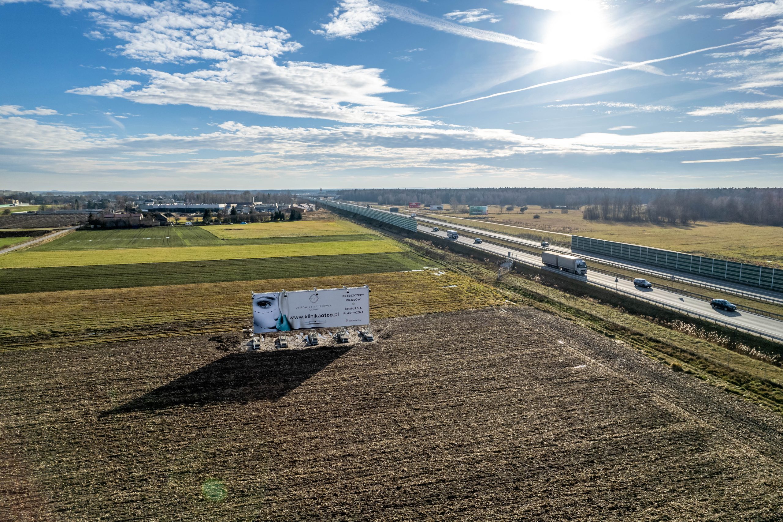 Billboard 18m x 6m, Autostrada A1, MOP Woźniki II (kierunek Gliwice/Częstochowa) 1 18x6m Wozniki k Gliwice scaled