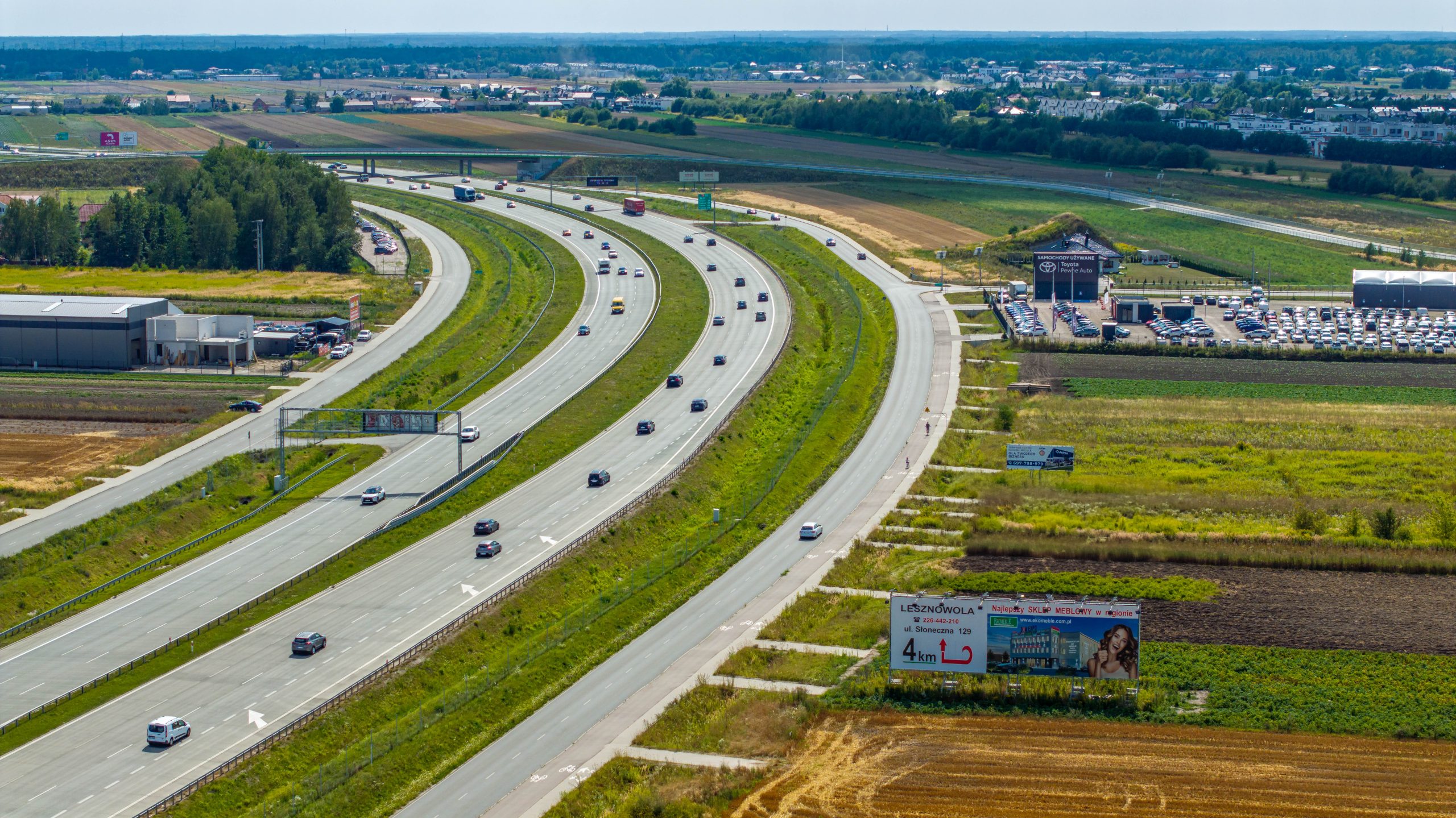 Serwis i montaż reklam - jak dbać o konstrukcje reklamowe? 1 20x6m S7 Lesznowola1 kier Radom2 scaled