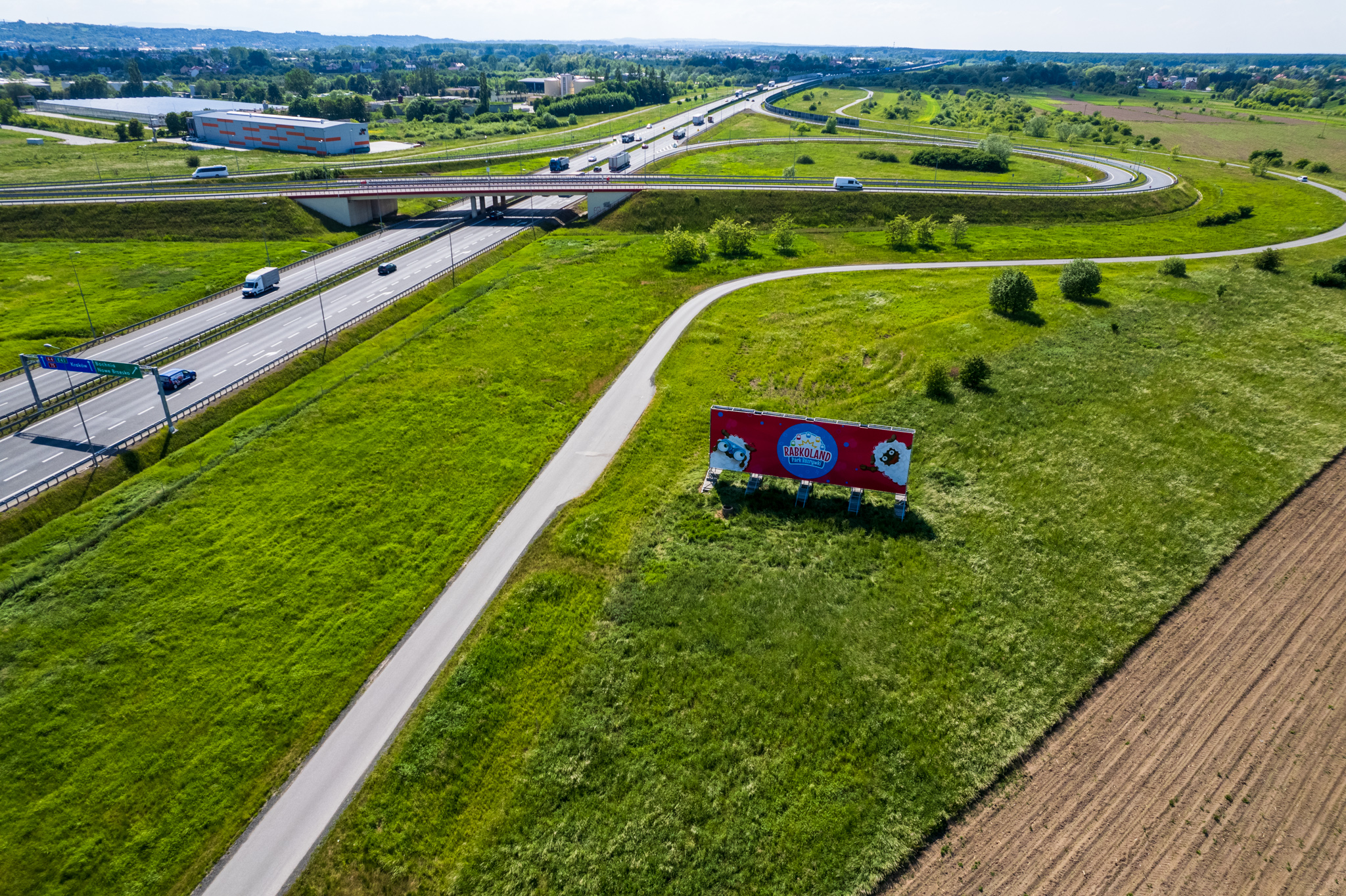 Billboard 18m x 6m, Autostrada A4, Bochnia (kierunek Kraków/Rzeszów) 1 A4 Bochnia kier Krakow 3