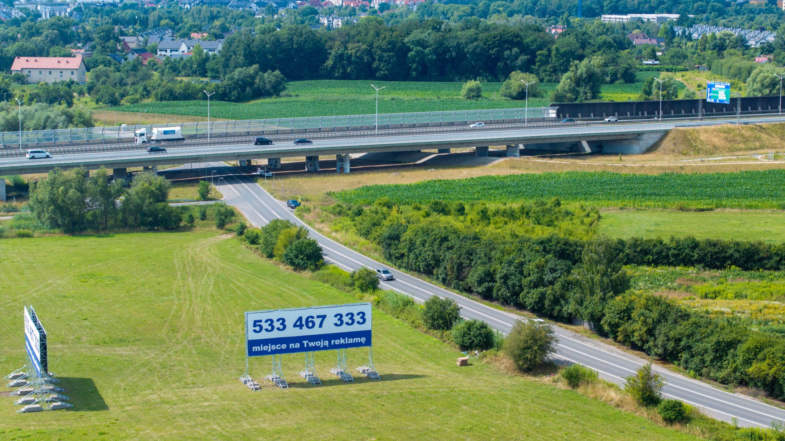 Billboard 15m x 5m, Autostrada A8 (Autostradowa Obwodnica Wrocławia), Polanowice 1 15x5m Polanowice3 scaled