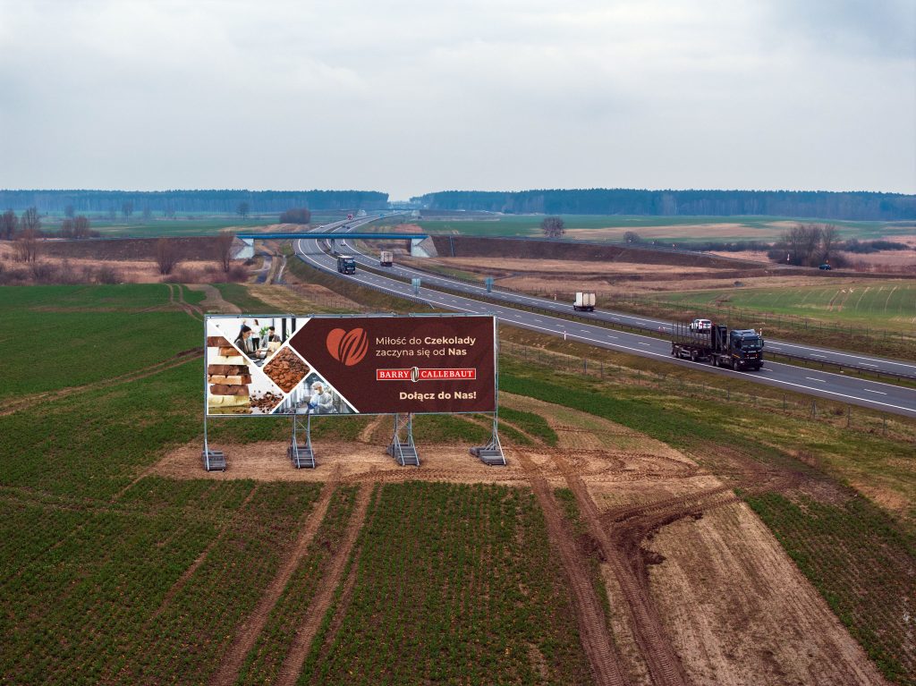 Billboard 15m x 5m, Droga ekspresowa S3, Czarnowo (kierunek Szczecin/Zielona Góra) 24 15x5m szczecin