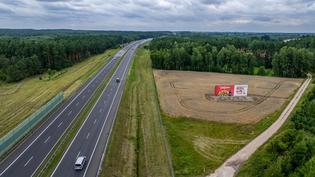Billboard 18m x 6m, Autostrada A1, MOP Gajewo (kierunek Gdańsk/Łódź) 3 18x6m MOP Gajewo kier GDA3