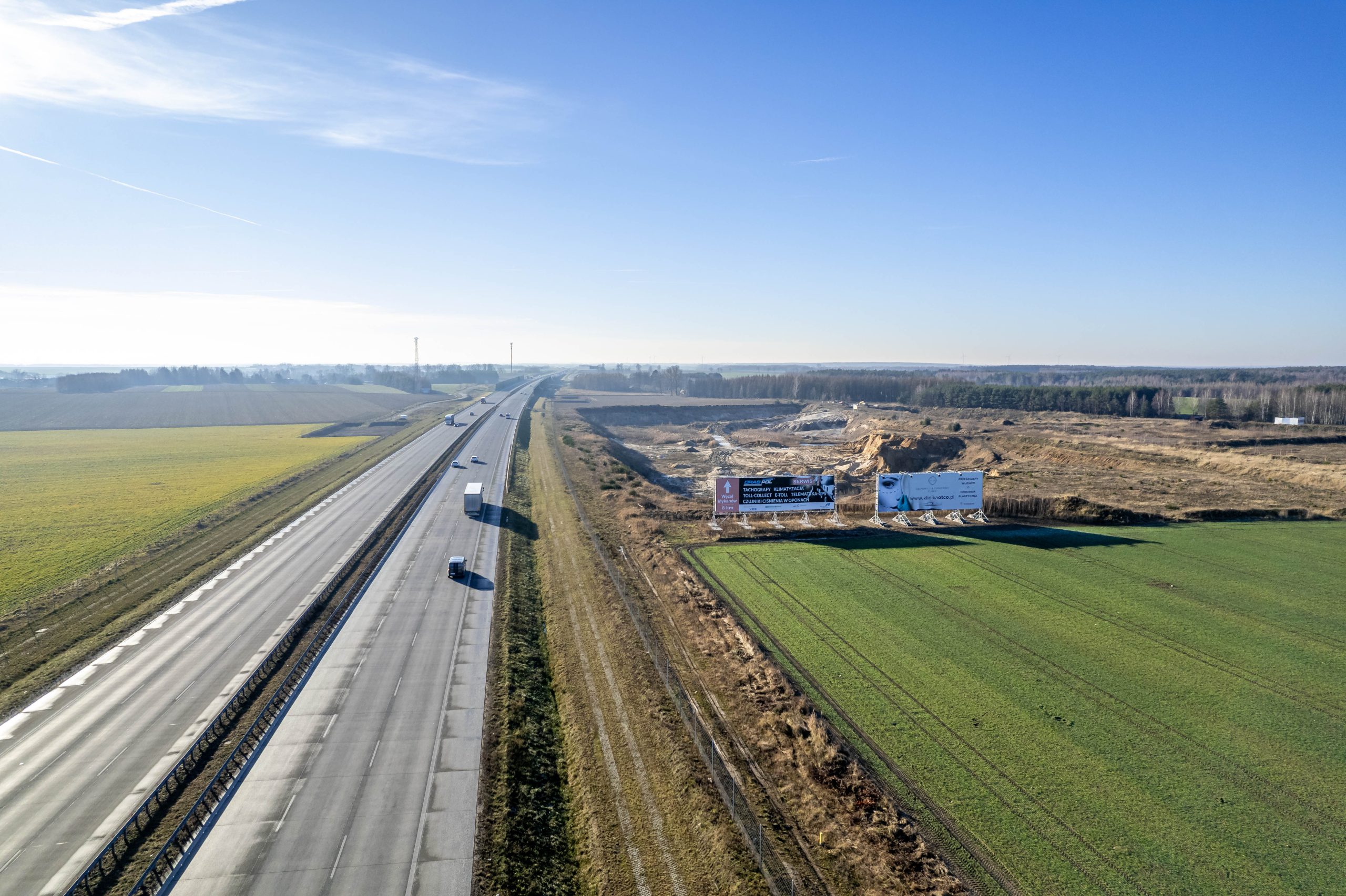 Billboard 18m x 6m, Autostrada A1, Radomsko (kierunek Łódź/Gliwice) 1 18x6m Radomsko k Gdansk2a scaled