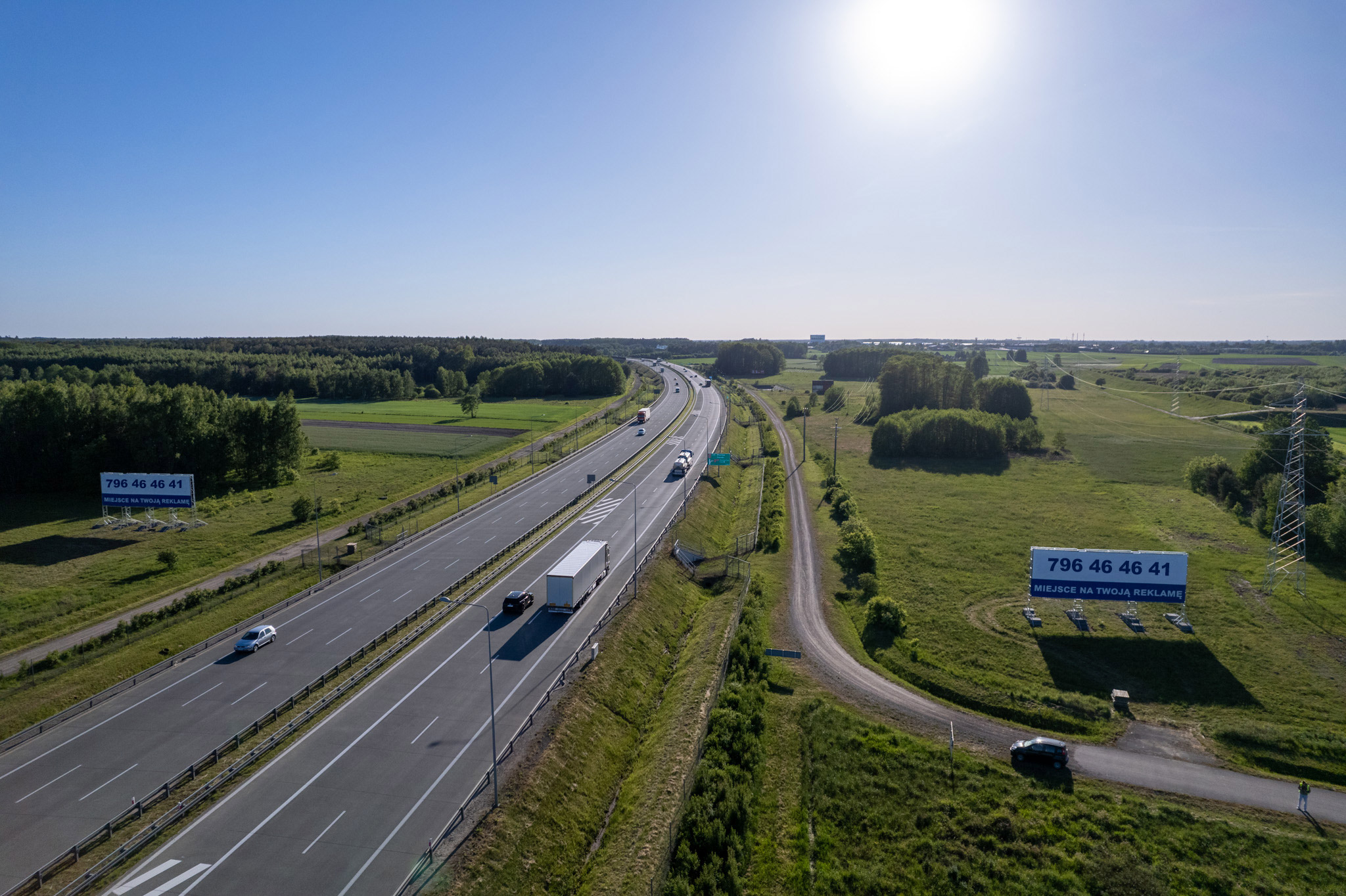 Billboard 15m x 5m, Droga ekspresowa S8, Rzgów II (kierunek Łódź/Sieradz) 1 Kalinko III 1