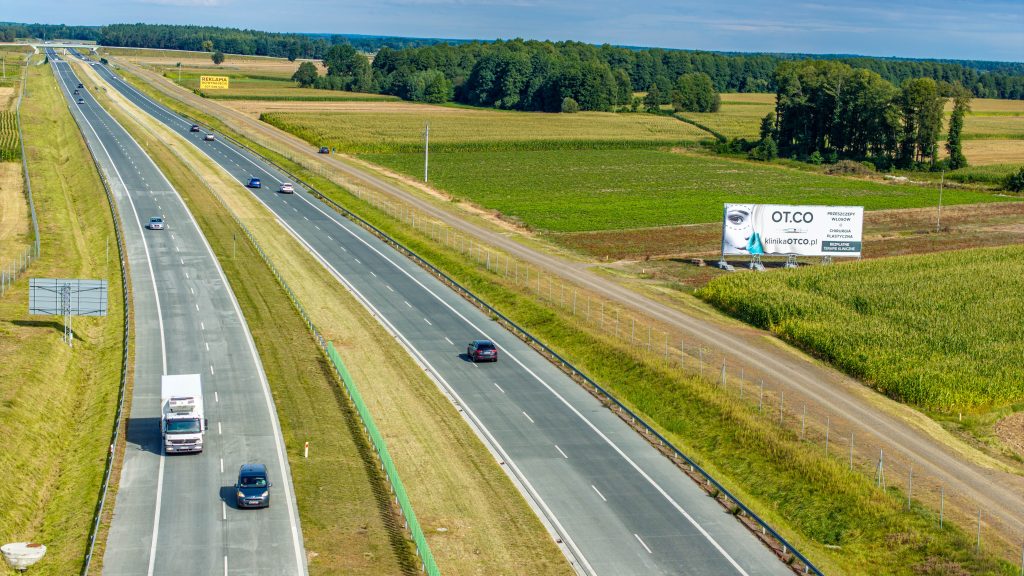 Billboard 18m x 6m, Droga ekspresowa S7, Unierzyż 1 (kierunek Warszawa/Gdańsk) 5 S7 Unierzyz1 k GDA